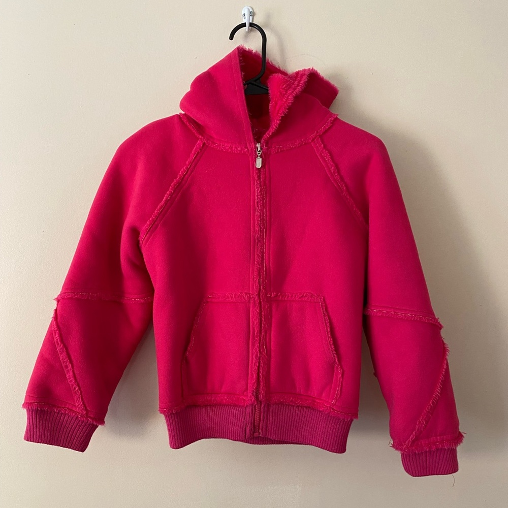 Cristian Brooks Vibrant Pink Jacket Sz M 10-12
